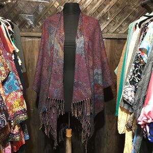 🦋 Just Jamie Fringe Poncho